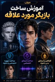 آموزش ساخت بازیگر مورد علاقه