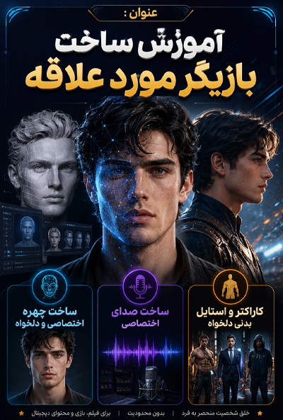آموزش ساخت بازیگر مورد علاقه